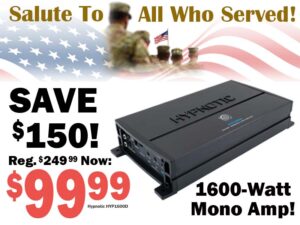 Hypnotic HYP1600D mono bass amplifier