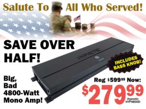 Massive Hypnotic Bass 4800-watt Amplifier