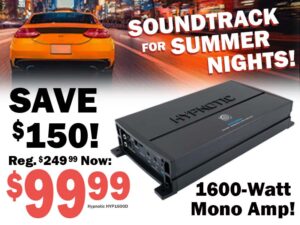 Hypnotic HYP1600D mono bass amplifier