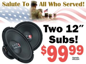 HYPNOTIC HW12D4 : 12" Dual 4-Ohm Subwoofer