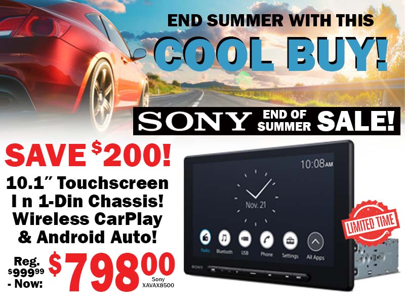 Sony XAV-AX8500 (10.1”) Digital Multimedia Receiver