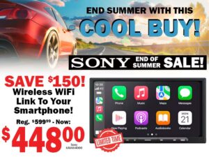 Sony XAV-AX4000 Wireless CarPlay/ Android Auto Media Receiver