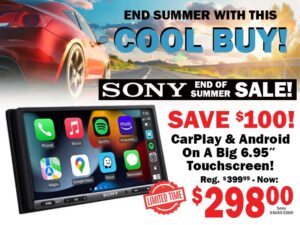 Sony XAV-AX3200 | 6.95”  CarPlay/ Android Auto Media Receiver