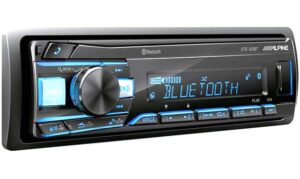 ALPINE UTE-BT Single-DIN Shallow-Chassis Bluetooth® Digital Media Receiver
