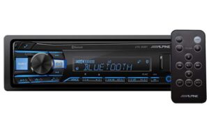 ALPINE UTE-83BT Single-DIN Bluetooth® Digital Media Receiver with 4V Pre-Outs