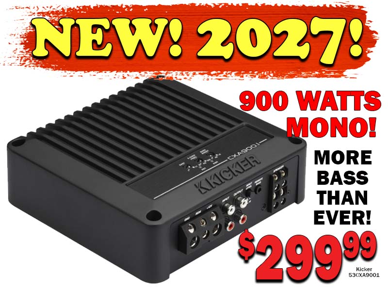Kicker 53CX900.1 Mono Amplifier
