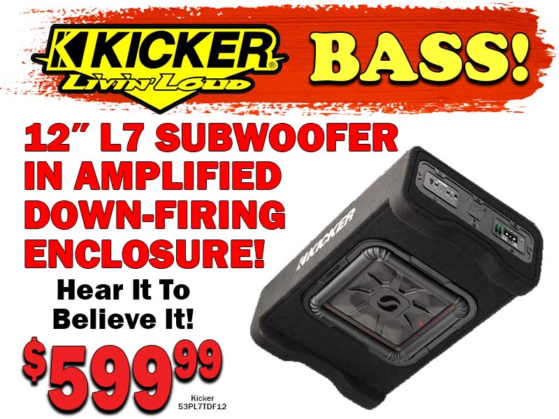 Kicker 53PL7TDF12 Powered Down-Firing 12" Enclosure (Copy)